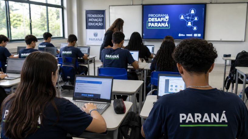 Tecnologia na educação ganha força com o Programa Desafio Paraná e transforma o ensino público