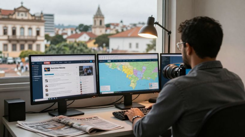 O avanço dos portais digitais e a consolidação do jornalismo hiperlocal na Região Sul do Brasil que foto